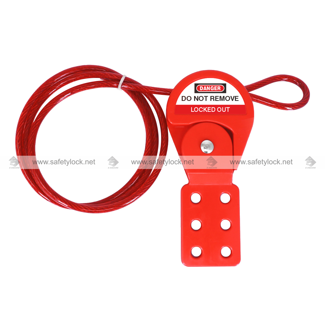 Hasp Type Adjustable Cable Lockout Tagout Device | E-Square